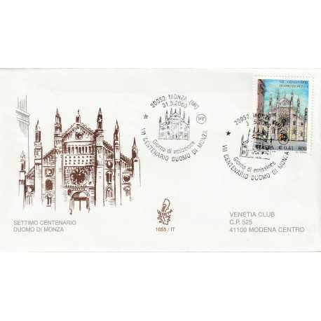 2000 FDC VENETIA 1055/IT ITALIA SETTIMO CENT. DUOMO DI MONZA MF81271