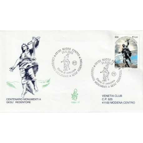 2000 FDC VENETIA 1059/IT ITALIA MON. A GESU' REDENTORE MF81274