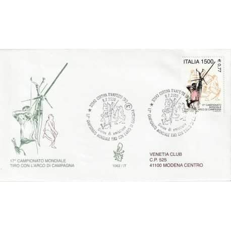 2000 FDC VENETIA 1062/IT ITALIA CAMP. MOND. TIRO CON L' ARCO MF81277