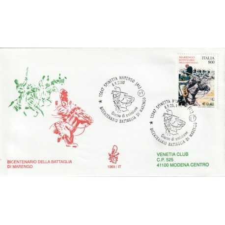 2000 FDC VENETIA 1069/IT ITALIA BATTAGLIA DI MARENGO MF81283