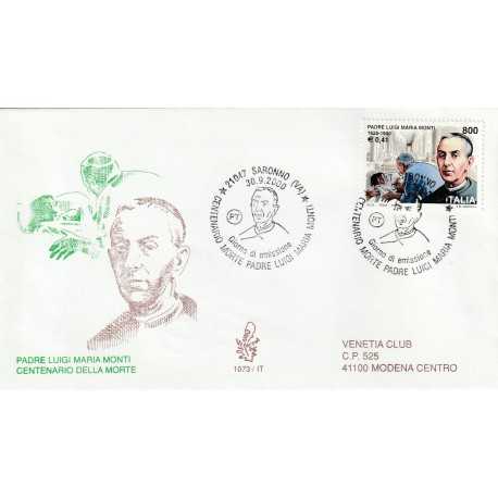 2000 FDC VENETIA 1073/IT ITALIA PADRE LUIGI MARIA MONTI MF81287