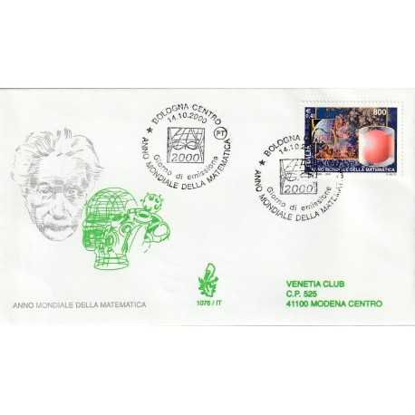 2000 FDC VENETIA 1075/IT ITALIA ANNO MONDIALE DELLA MATEMATICA MF81289