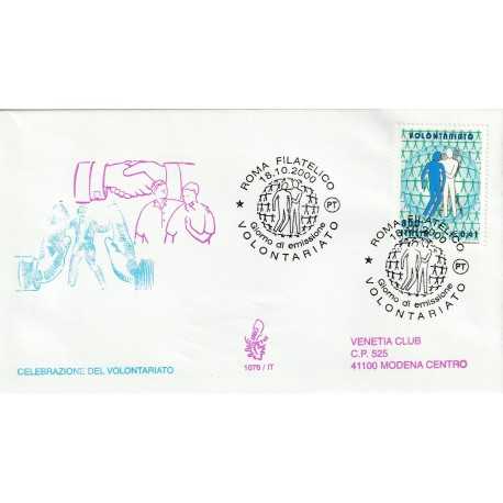 2000 FDC VENETIA 1076/IT ITALIA CELEBRAZ. DEL VOLONTARIATO MF81290