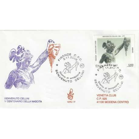 2000 FDC VENETIA 1079/IT ITALIA BENVENUTO CELLINI MF81293