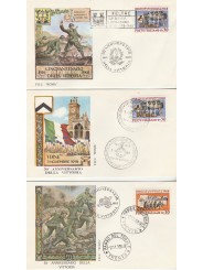 1968 FDC ROMA GIRO 50 DELLA VITTORIA 20 BUST NON VIAGGIATE MF55168