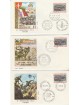 1968 FDC ROMA GIRO 50 DELLA VITTORIA 20 BUST NON VIAGGIATE MF55168