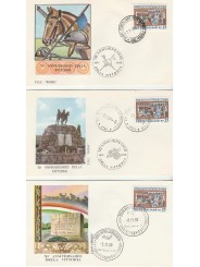 1968 FDC ROMA GIRO 50 DELLA VITTORIA 20 BUST NON VIAGGIATE MF55168