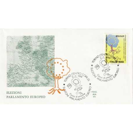 1989 FDC ALA ITALIA ELEZIONI PARLAMENTO EUROPEO MF81311