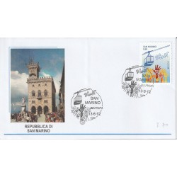 2012 FDC FILAGRANO SAN MARINO EUROPA 2012 MF81315