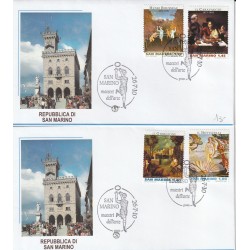 2010 FDC FILAGRANO SAN MARINO SERIE MAESTRI DELL'ARTE MF81335