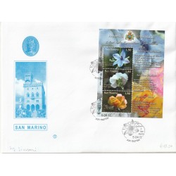 2011 FDC FILAGRANO SAN MARINO I FIORI DI SAN MARINO BF MF81358