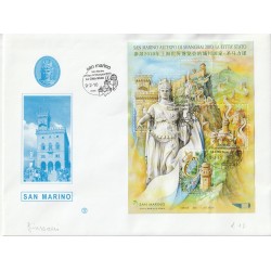 2010 FDC FILAGRANO SAN MARINO EXPO SHANGHAI 2010 BF MF81362