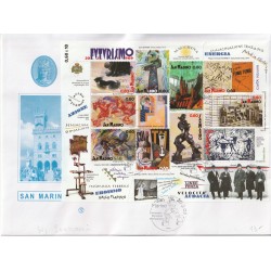 2009 FDC FILAGRANO SAN MARINO MANIFESTO FUTURISMO BF MF81371