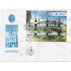 2009 FDC FILAGRANO SAN MARINO VINI DI SAN MARINO BF MF81372