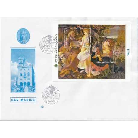 2009 FDC FILAGRANO SAN MARINO NATALE 2009 BF MF81374