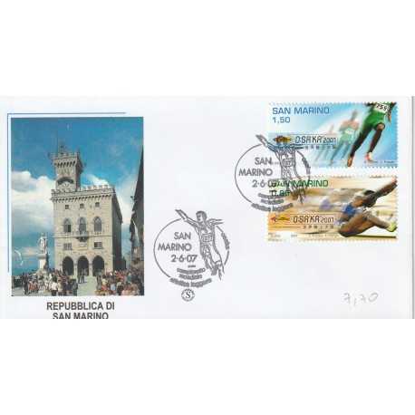 2007 FDC FILAGRANO SAN MARINO CAMP. MOND. ATLETICA LEGG. MF81382