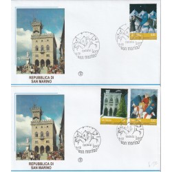 2007 FDC FILAGRANO SAN MARINO SERIE NATALE MF81384