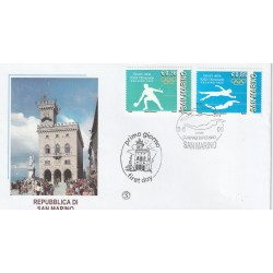 2008 FDC FILAGRANO SAN MARINO OLIMPIADI DI PECHINO MF81387