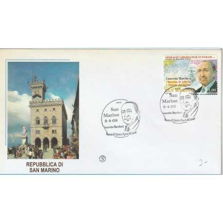 2008 FDC FILAGRANO SAN MARINO CONCETTO MARCHESI MF81394