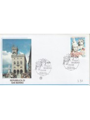 2008 FDC FILAGRANO SAN MARINO FRATELLANZA S.MARINO-AMERICA MF81395