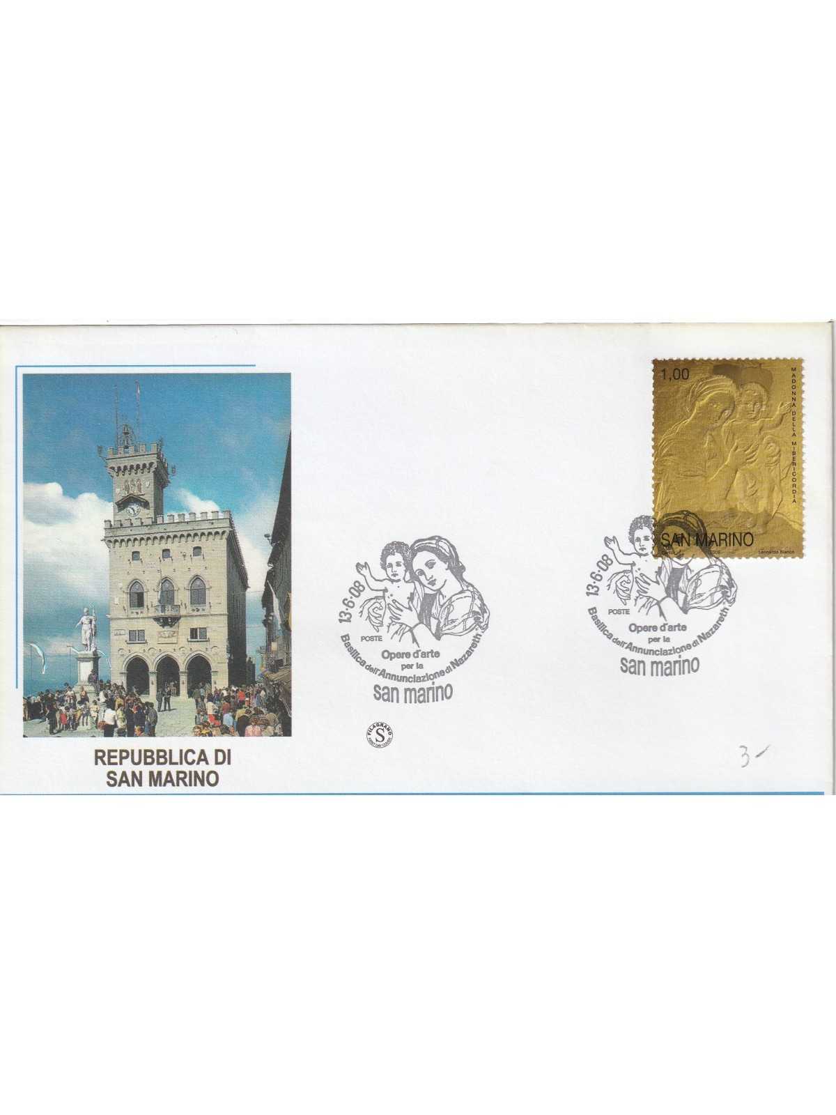 2008 FDC FILAGRANO SAN MARINO ANNUNCIAZIONE MF81396