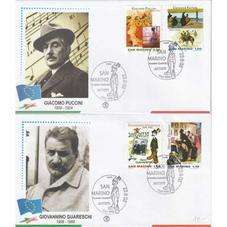 2008 FDC FILAGRANO SAN MARINO SERIE ARTISTI MF81398