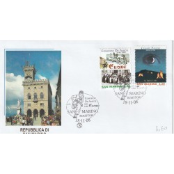 2008 FDC FILAGRANO SAN MARINO SCRITTORI MF81401