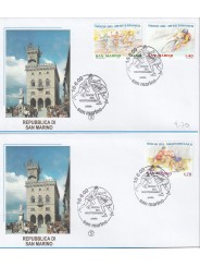 2009 FDC FILAGRANO SAN MARINO SERIE GIOCHI DEL MEDITERRANEO MF81411