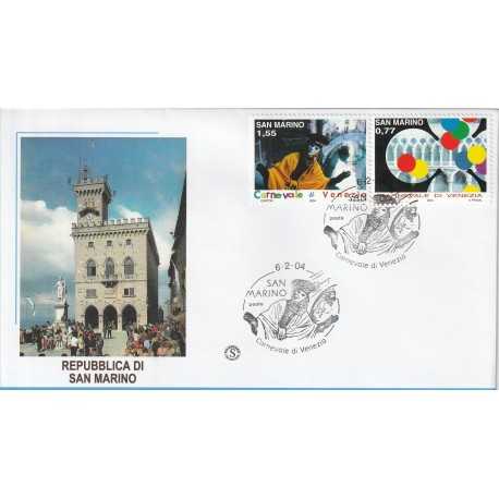 2004 FDC FILAGRANO SAN MARINO CARNEVALE DI VENEZIA MF81415