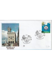 2004 FDC FILAGRANO SAN MARINO CENTENARIO FIFA MF81419