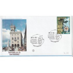 2005 FDC FILAGRANO SAN MARINO SOLLEVAMENTO PESI MF81426