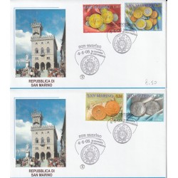 2005 FDC FILAGRANO SAN MARINO LE MONETE DI SAN MARINO MF81431