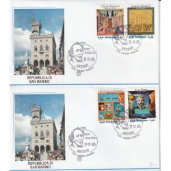 2005 FDC FILAGRANO SAN MARINO SERIE ARTISTI MF81435