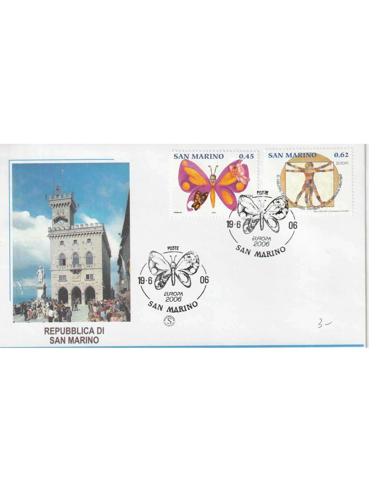 2006 FDC FILAGRANO SAN MARINO EUROPA 2006 MF81445