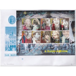 2005 FDC FILAGRANO SAN MARINO IL TEATRO DI RIVISTA BF MF81454