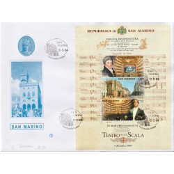 2004 FDC FILAGRANO SAN MARINO TEATRO ALLA SCALA BF MF81455