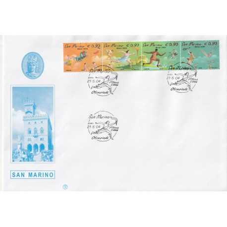 2004 FDC FILAGRANO SAN MARINO OLIMPIADI ATENE BF MF81459