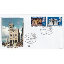 2001 FDC FILAGRANO SAN MARINO CELEBRAZIONI MALATESTIANE MF81462