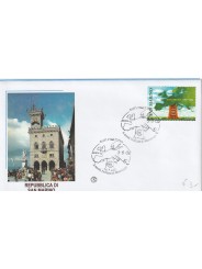 2002 FDC FILAGRANO SAN MARINO X ANN. TRATTATO MAASTRICHT MF81478