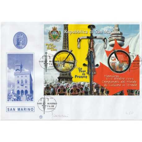 2003 FDC FILAGRANO SAN MARINO CAMP. MOND. CICLISMO BF MF81493