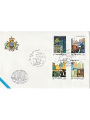 2000 FDC LIBERTAS A.A.S.F.N. SAN MARINO BOLOGNA CITTA' EUROPEA CULTURA MF81506