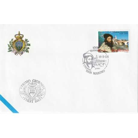 2003 FDC LIBERTAS A.A.S.F.N. SAN MARINO 100 VERONAFIL MF81508