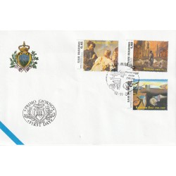 2004 FDC LIBERTAS A.A.S.F.N. SAN MARINO PERSONAGGI DELLA PITTURA MF81513