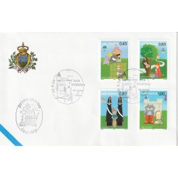 2004 FDC LIBERTAS A.A.S.F.N. SAN MARINO UN MONDO DI FAVOLE MF81514