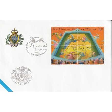 2003 FDC LIBERTAS A.A.S.F.N. SAN MARINO L'ARTE DEI BURATTINI MF81522