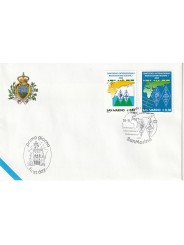 2002 FDC LIBERTAS A.A.S.F.N. SAN MARINO CIR REGIONE 1 MF81529