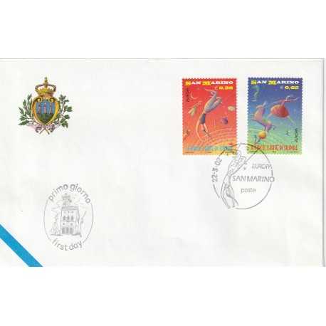 2002 FDC LIBERTAS A.A.S.F.N. SAN MARINO EUROPA 2002 MF81531