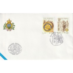 2000 FDC LIBERTAS A.A.S.F.N. SAN MARINO ROTARY MF81532