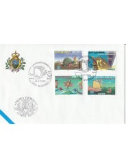 2000 FDC LIBERTAS A.A.S.F.N. SAN MARINO I DIRITTI DELL'INFANZIA MF81536