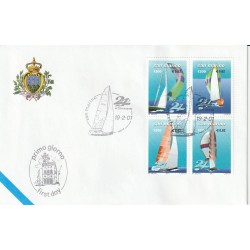 2001 FDC LIBERTAS A.A.S.F.N. SAN MARINO REGATA VELICA MF81542